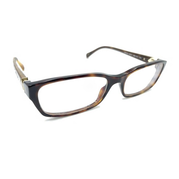 Prada VPR 07N AB6-1O1 Brown Tortoise Rectangle Eyeglasses Frames 53-17 140 Italy - Picture 1 of 12